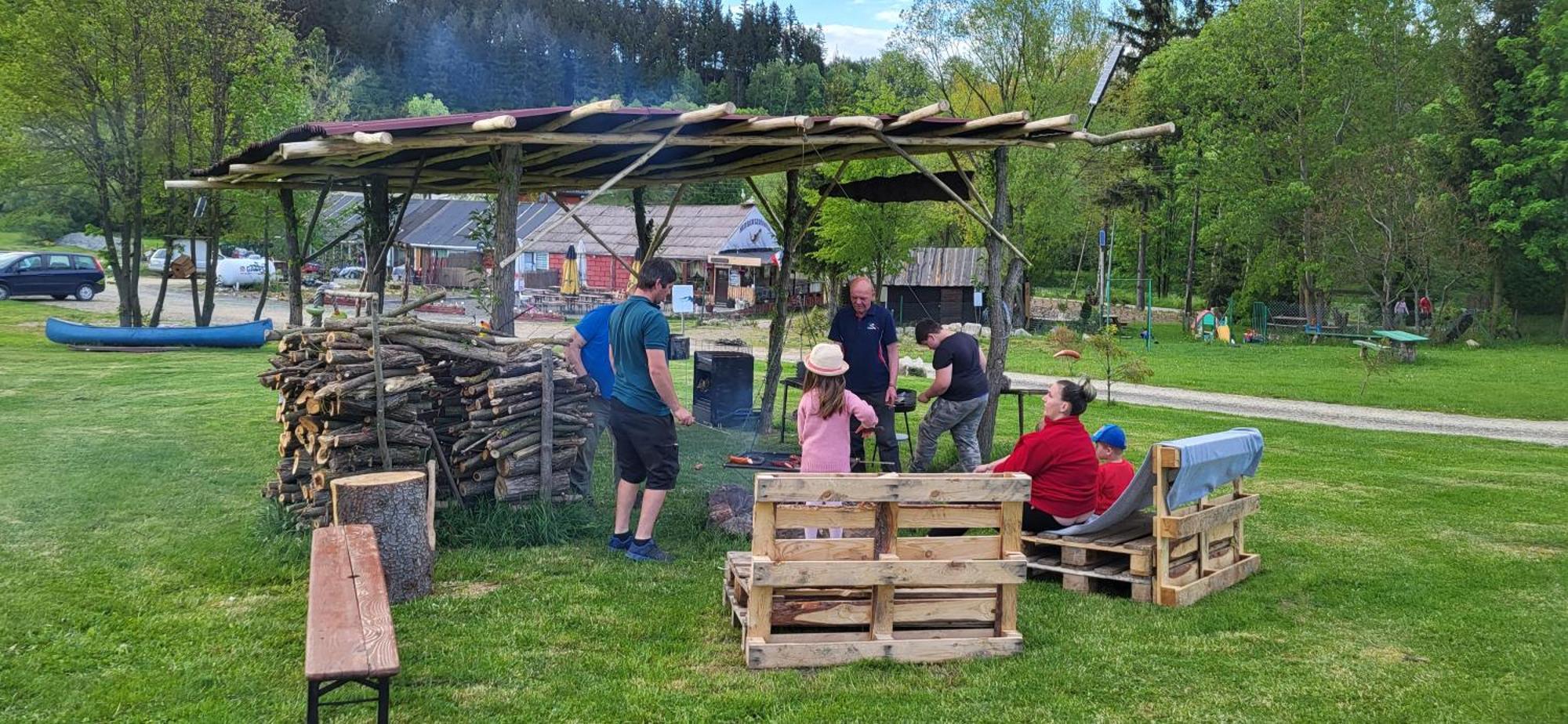 Altana Letnia Nr2 - Herbergerowka Agroturystyka Na Wsi Sloszow Exterior foto